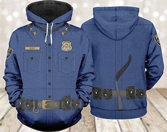 Camisa de disfraz de Jefe Bogo, disfraz de cosplay de Zootopia de Disney, sudadera con capucha de Animal Kingdom, sudadera de Disneyland, camiseta de Disneyworld, regalo de Halloween