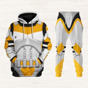 212th Attack Battalion Cosplay Hoodie Jogger, Star Wars Costume, Clone Trooper Hoodie, Robots Workout Pants, Star Wars Outfit For Dad