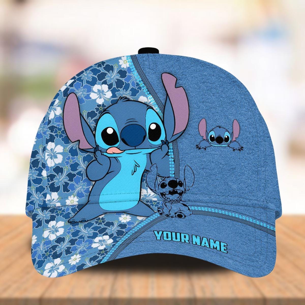 Disney Parks Adult Stitch Character Baseball Cap Hat The Disney Parks Stitch Hat Baseball Cap is a fun and  main image 2