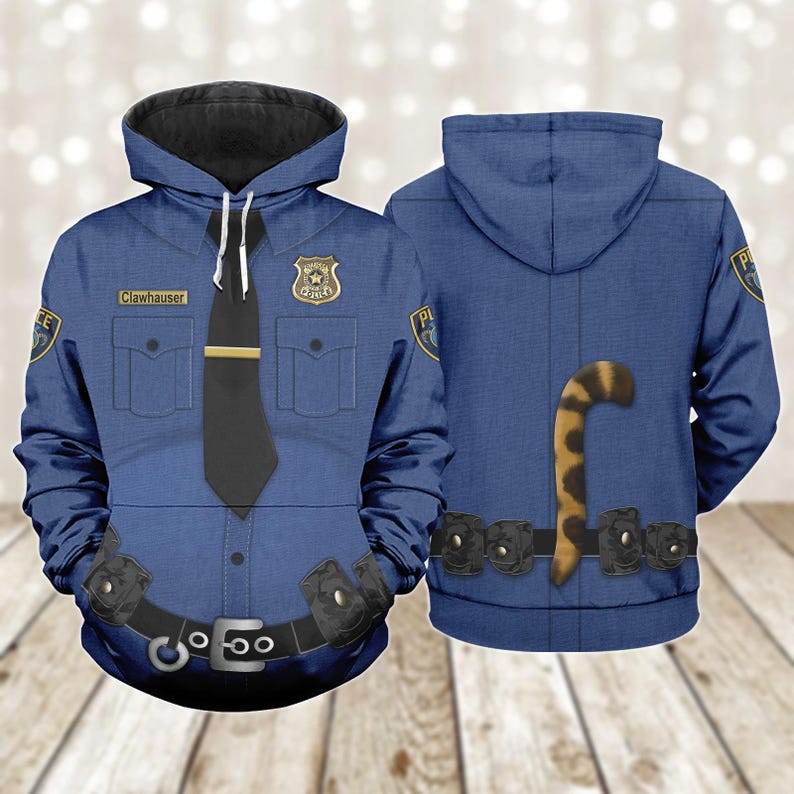 Halloween Clawhauser Cosplay Hoodie, Disney Zootopia Costume Shirt, Animal Kingdom Sweatshirt, Disneybound Shirt, Funny Cartoon Tee