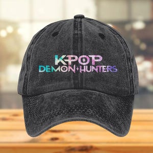 Kpop Demon Hunters Cap, Derpy the Tiger And Bird Demon Hunter Baseball Cap, Korean Hat, Saja Kpop Boy Women Hat, Kpop Fan Gifts