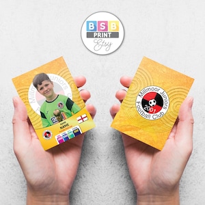 Carte à collectionner personnalisée
