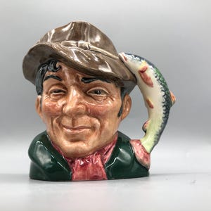Vintage Royal Doulton Poacher Toby Jug | Royal Doulton The Poacher  Toby Jug | Small Toby Jug | Small Royal Doulton Toby Jug | 1347