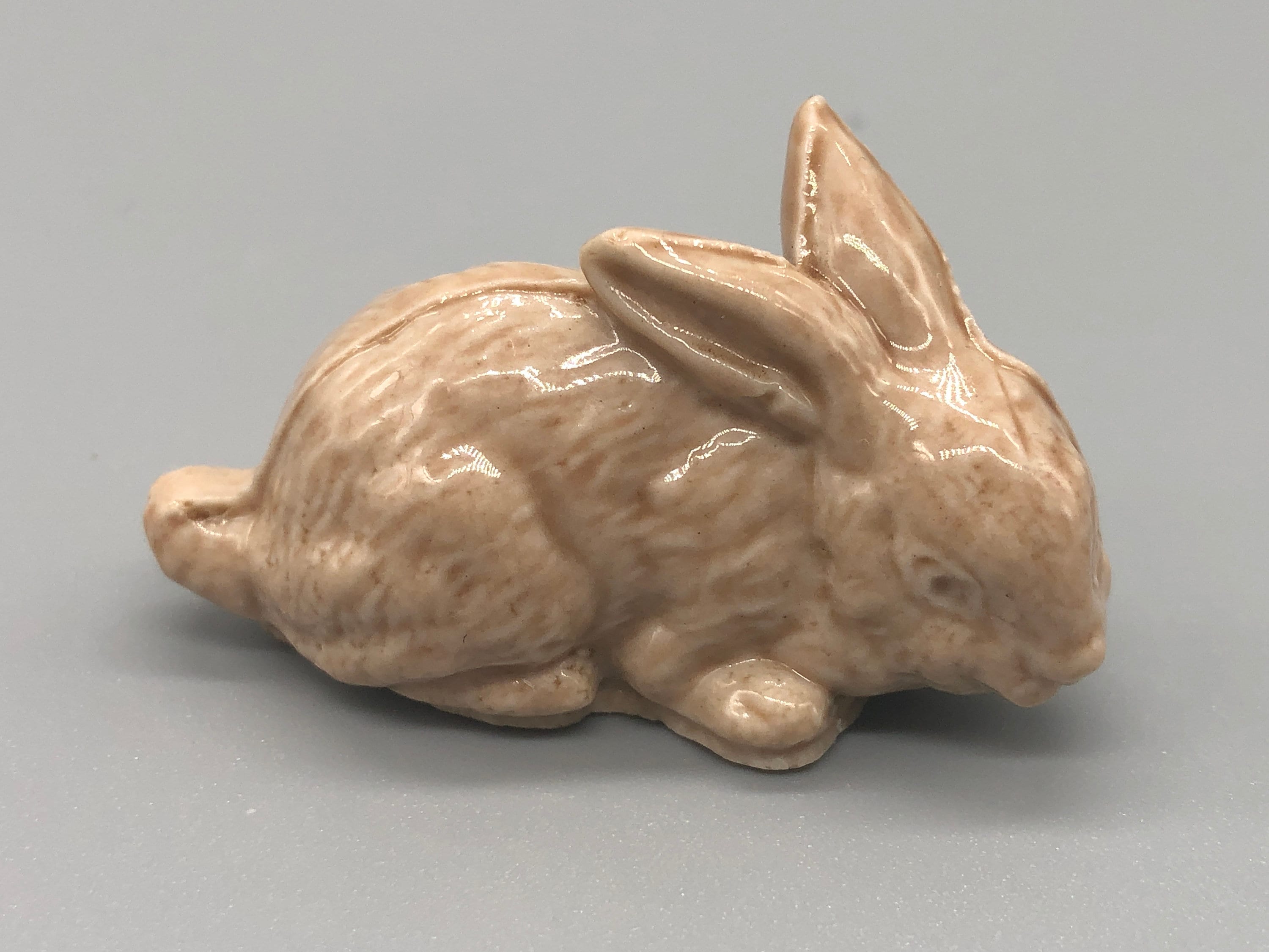 Vintage Wade Rabbit Red Rose Tea Figurine | Vintage Wade Bunny