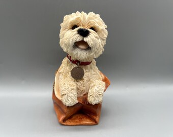 The Leonardo Collection Dog West Highland Terrier Ornament | Leonardo Collection Take Me Home Dog Figurine | Yorkie Puppy Figure | 1632 no