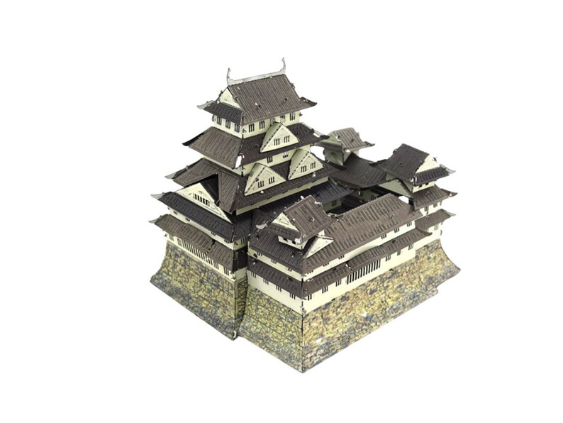 Himeji Castle Metal Model Kit 3D Puzzle Craft Gift Japan Style Laser