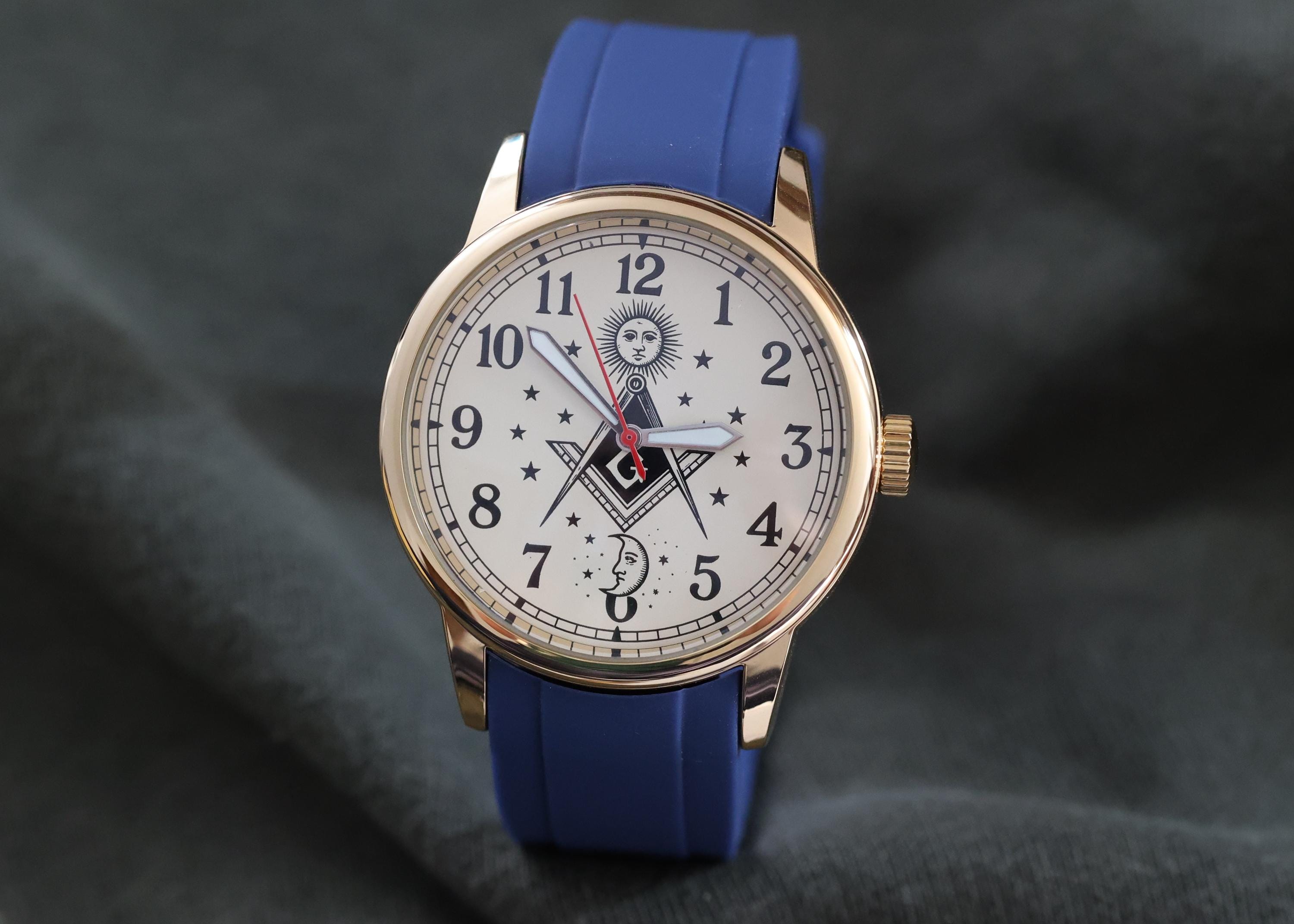 ユニークなヴィンテージ時計 - フリーメーソン、珍しい時計、クォーツ