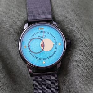 Watch Raketa COPERNICUS - sky color watch, vintage wristwatch, women watches, birthday gift, jewelry for men