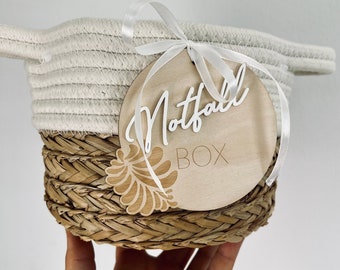 Emergency kit tag for wedding, Boho emergency kit tag, emergency basket tag, wedding decoration, sign for hygiene kit basket