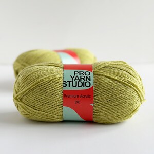 Pear 100g Strick- und Häkelgarn, DK Doppelstrickgarn, leichtes Kammgarn, einfach zu bedienen, maschinenwaschbar, trocknergeeignet, weiches Acryl