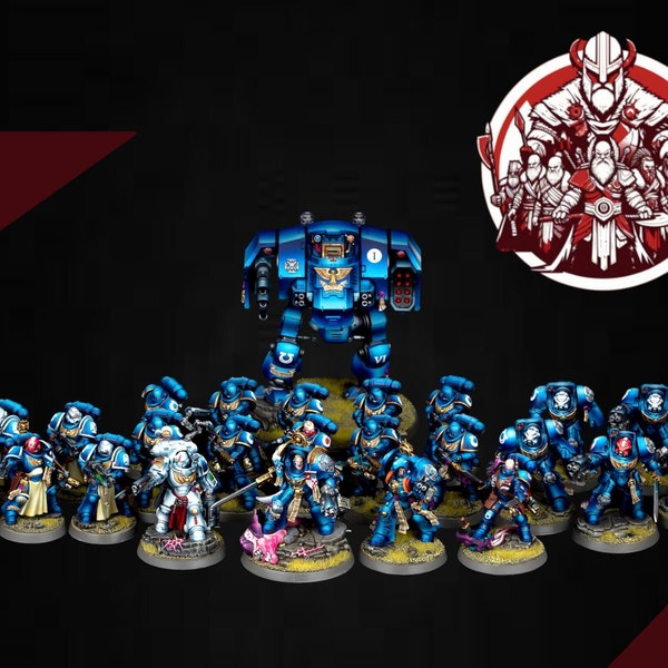 Leviathan 10th Edition Space Marines - 40k Warhammer / Premium 3D Printed Fantasy Tabletop Miniature 28mm 32mm