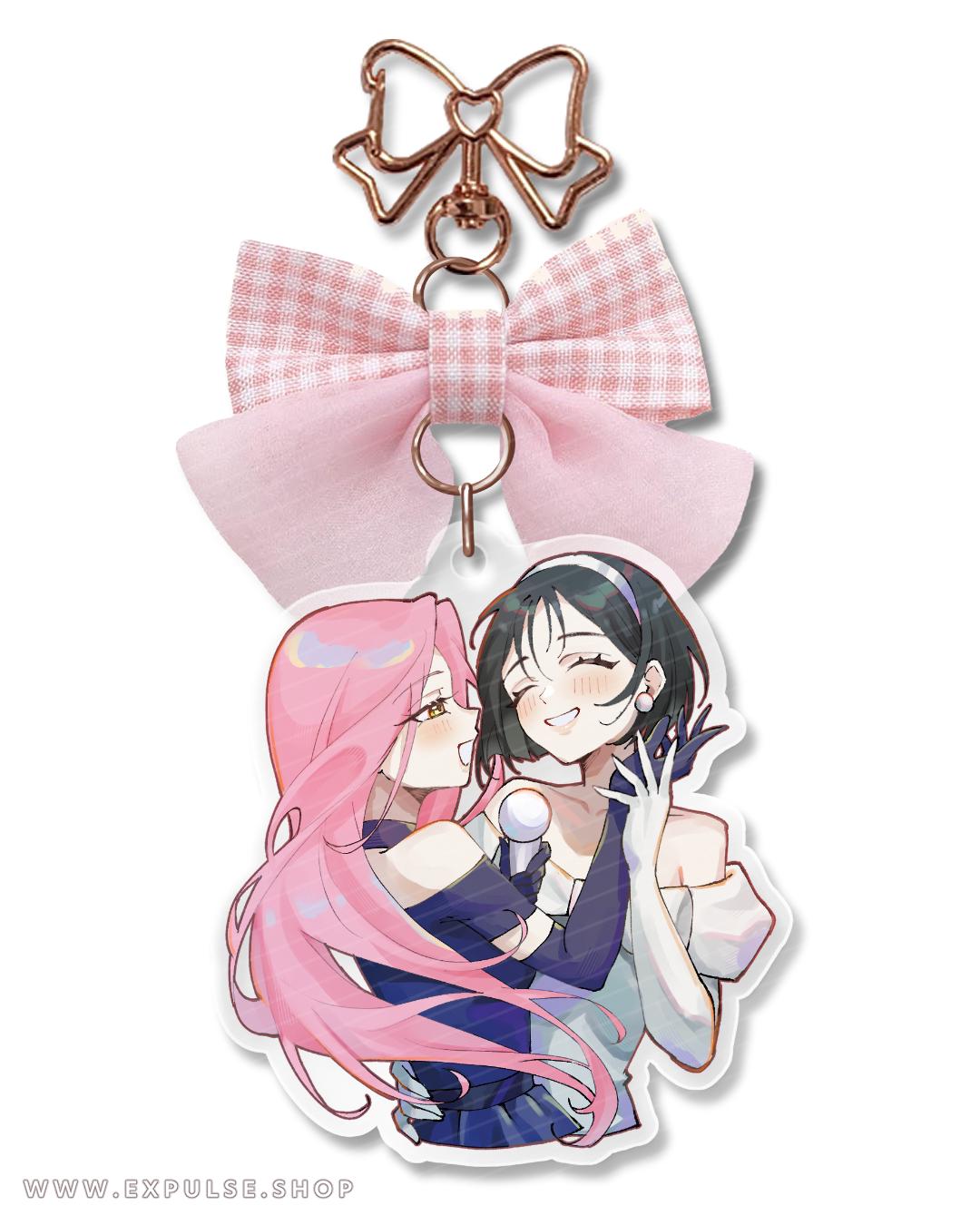ALIEN STAGE (ALNST) Mizi X Sua Keychain With Bow - Etsy