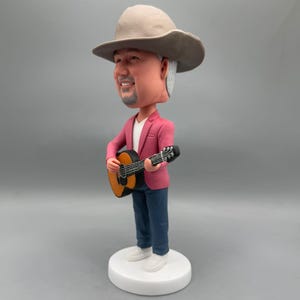 Custom Polymer Clay Bobblehead: Personalized Action Figure