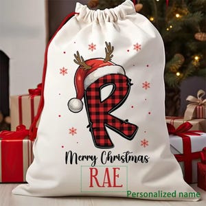Sacca Regalo Personalizzata | Sacco Natale | Decorazione Natalizia | Confezione Regalo