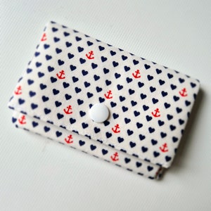 Cartera cartera plegada plegada dos compartimentos