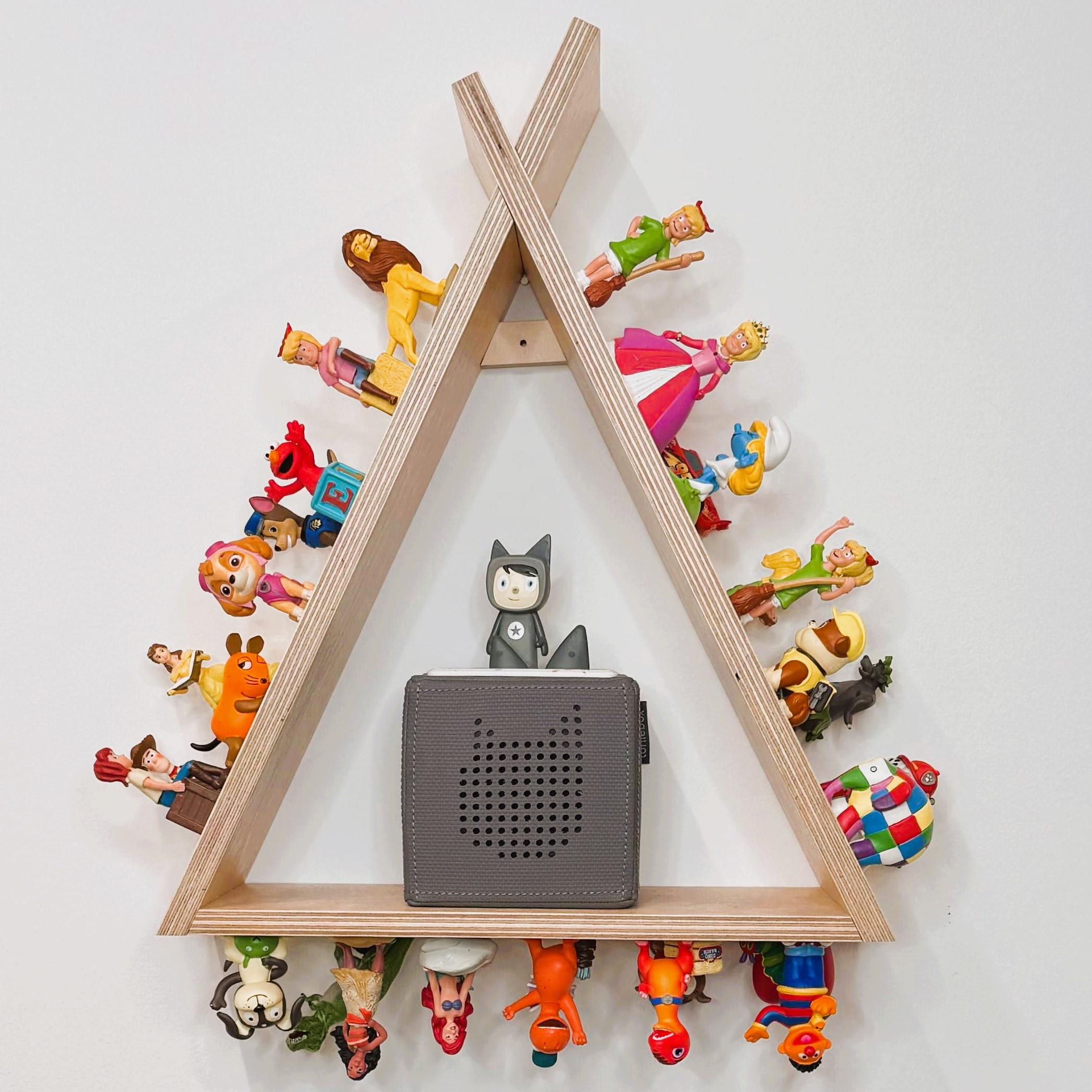 Toniebox shelf for up to 36 Tonies | Toniebox holder, handmade, Made in Germany, magnetic, teepee, decoration