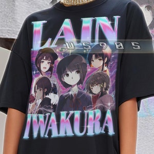 Lain Shirt Black - Etsy Lain Shirt Black - Etsy