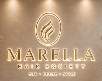 Custom 3D Acrylic Backlit Sign, Salon Spa Business Logo (LED)