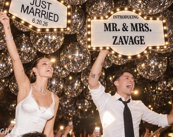 Personalized Wedding Bottle Service Sign, Wedding Club Marquee Sign, Custom Bottle Service Sign for Wedding, Wedding Entrance Reception Sign