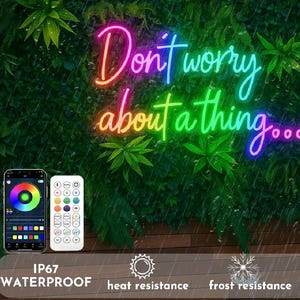 Placa de neon multicolorida personalizada para áreas externas, placa de LED grande personalizada para áreas externas, placa de neon RGB, luzes externas para pátio, placa colorida que muda de cor