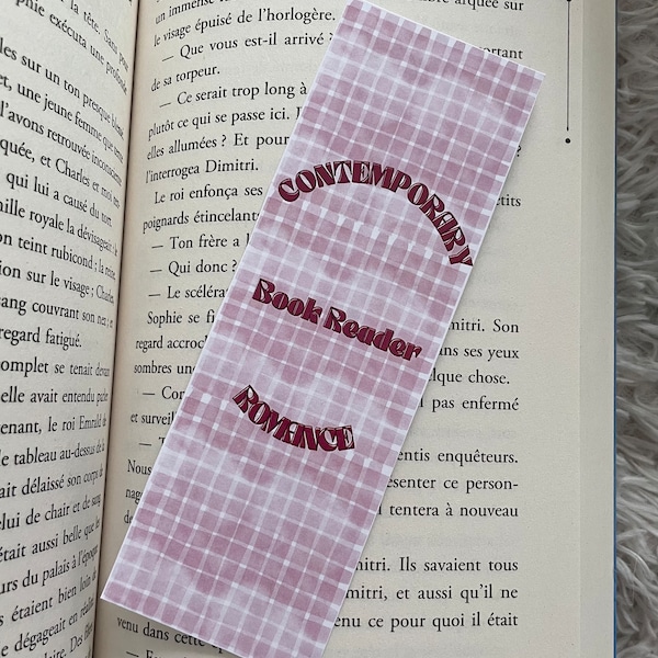 Marque-page Contemporary Romance Book Reader