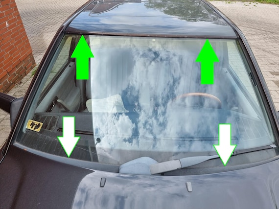 Unterlage Gummiunterlage Windschutzscheibe passend für Mercedes-Benz W201 190E 190D W124 W140 A0019870460