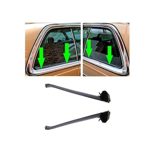 Satz Abdichtschiene Dichtung Fondfenster hinten passend für Mercedes W123 C123 CE CD Coupé 1236700938 1236701038