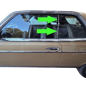 Sealing rubber vertical gasket rear side quarter window fits for Mercedes W123 C123 123 Coupé CE CD A1236730024