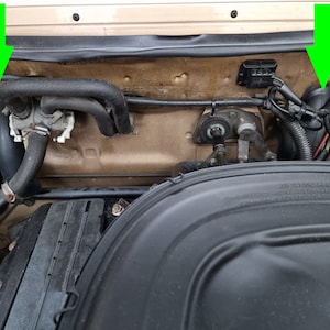 Satz Ablaufschläuche rechts links passend für Mercedes W123 S123 C123 Kombi Coupe Limousine A1238320594 A1238320694