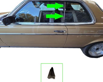 Sealing rubber vertical gasket rear side quarter window fits for Mercedes W123 C123 123 Coupé CE CD A1236730024