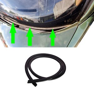Abdichtung Keder Dichtleiste unter Windschutzscheibe passt bei Mercedes W126 C126 S-Klasse S/SE/SEL/SEC Coupe A1268312398 A126 831 23 98