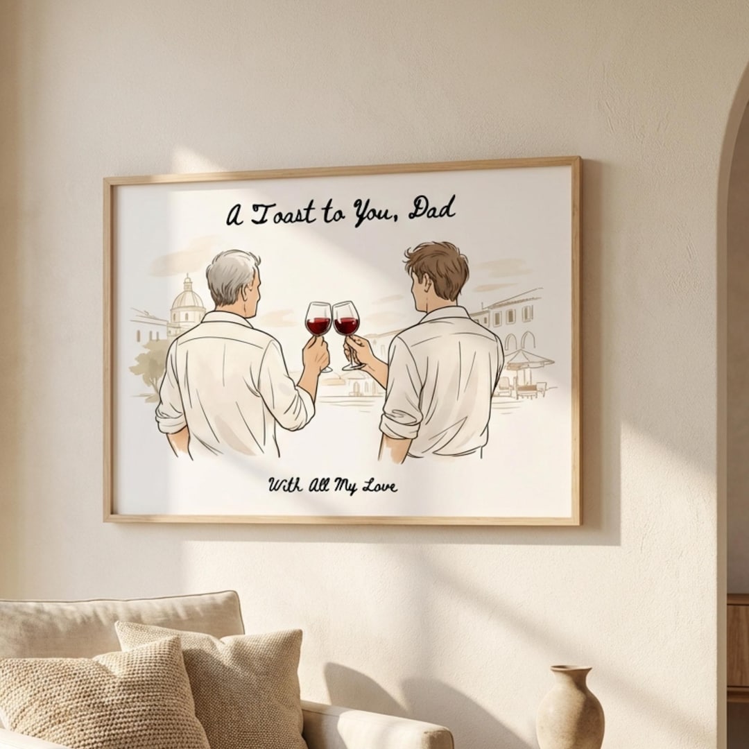 Personalized Father's Day Gift for Dad Printable | Custom Dad Poster ...
