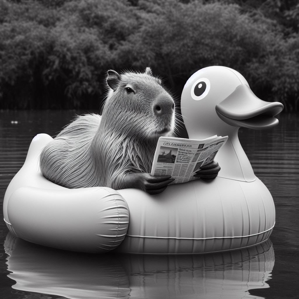 Capybara Custom Digital Image capybara