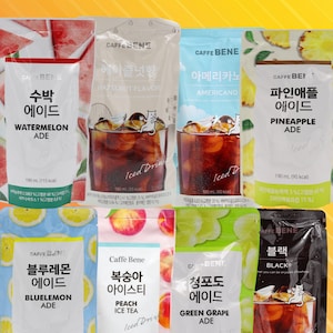 Bebida coreana en bolsa / Bebida asiática / Bebida coreana / Bebida en bolsa / Bebida coreana / imagen 1