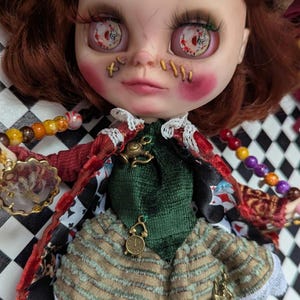 Ooak verrückte Hutmacher Alice im Wunderland Blythe custom unikat