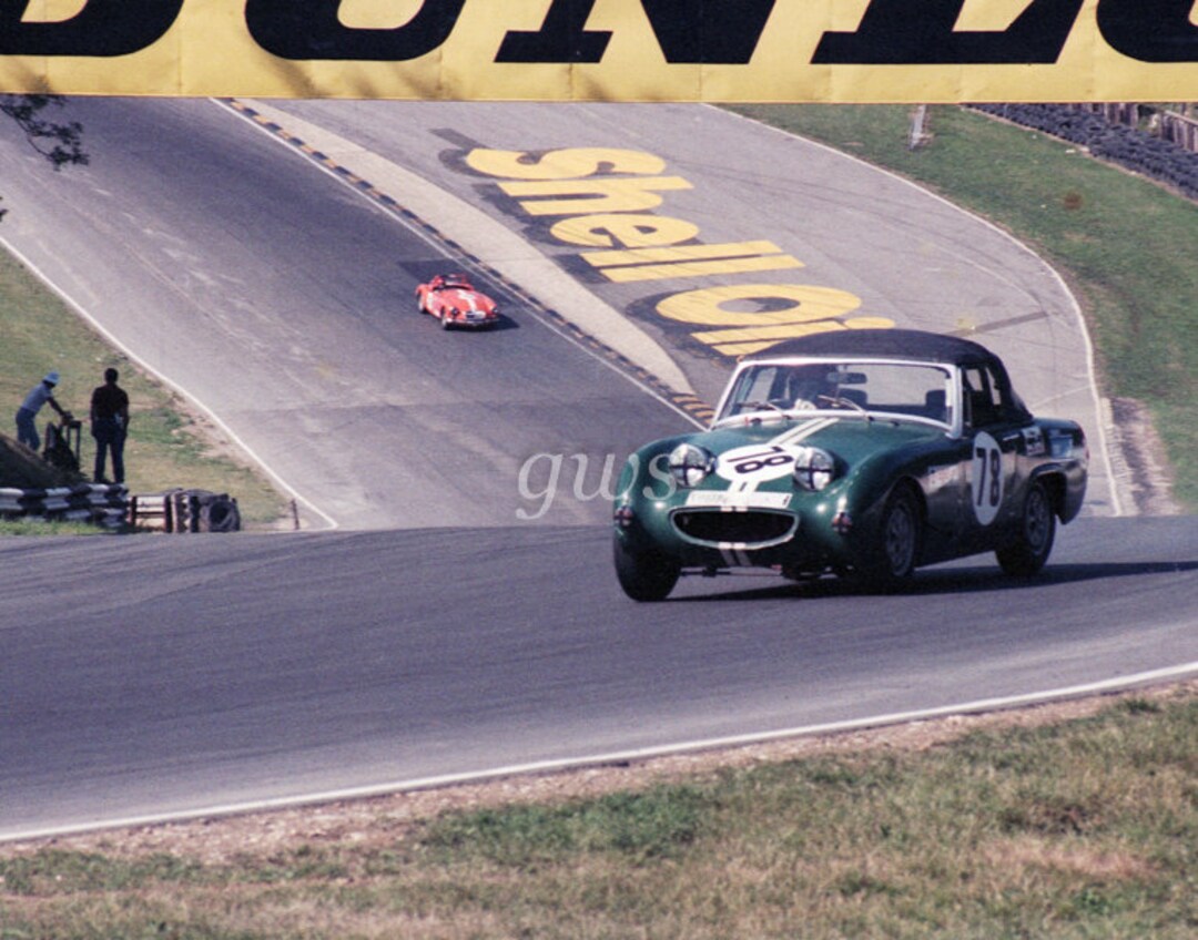 British Vintage Roadster Race at a Classic British Circuit in the Mid ...