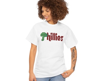 Koszulka baseballowa Philly Phanatic P, Unisex Heavy Cotton Shirt, Fani baseballu, Philadelphia Phillies, Koszulka Phillies