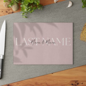 Personalized Glass Cutting Board, Real Estate Closing Gift, Glass Cutting Board for Housewarming Gift, Personalized Gift