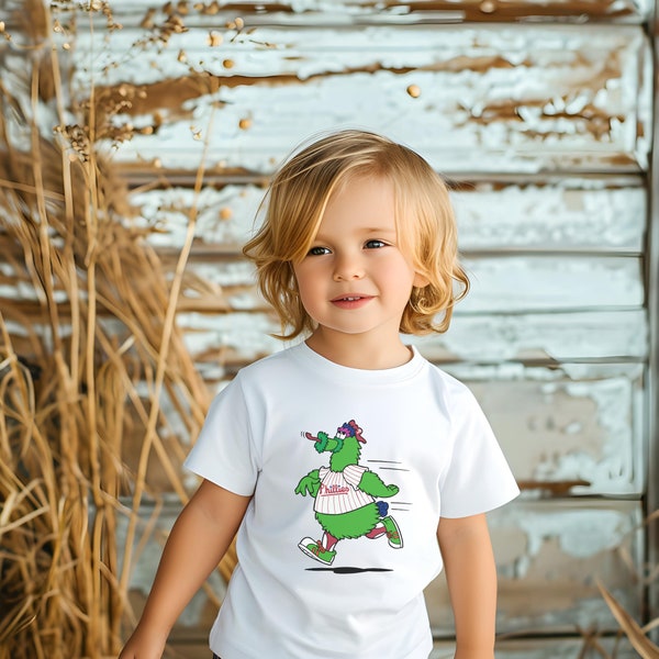 Phillies Phanatic Toddler Short Sleeve Tee - Cute Baseball Mascot Shirt for Kids, Toddler T-Shirt Phillies Phanatic