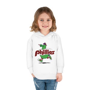 Phillies Phanatic Toddler Pullover Fleece Hoodie, Sports Fan Sweatshirt for Toddler, Baseball Shirt for Kids, Philadelphia Phillies