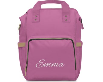 Personalized, Custom Multi-functional Diaper Backpack - Stylish and Practical Baby Bag, Diaper Bag Backpack, Unique Diaper Bag for Mom