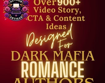 900+ Dark MAFIA Romance Author Video Content Ideas CTAs Emojis +BONUS SM Content Strategy Tips. Instant Access- Engaging Content GoogleSheet