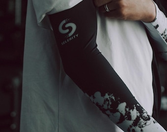 Manga de compresión para atletas y gamers: protección UV, refrigeración. Mayor rendimiento y recuperación muscular.