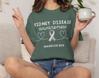 Warrior Ben Kidney Disease Awareness T-shirt | Support Kidney Health