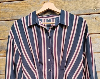 Vintage Crop Bluse aus 100% Baumwolle Gr. S. Top Zustand!