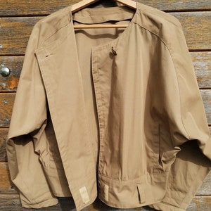 Vintage abgeschnittene Trench-Jacke. Größe S 36 Top Zustand Bild 4