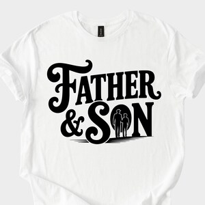 Father and Son Matching Shirt – Bold Typography Design T-shirt, Hoodie, Sweatshirt for Father’s Day or Everyday Bonding Gift