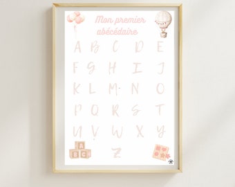 Children's alphabet poster - nursery - PDF file