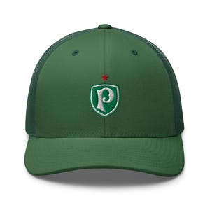 Palmeiras Minimalist Design Embroidered Trucker Cap Soccer Football Hat