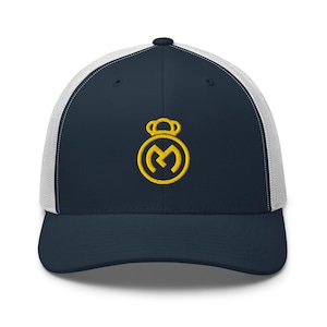 Madrid Minimalist Design Embroidered Trucker Cap Soccer Football Hat